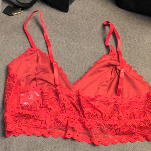 BRAND NEW Red Lace Bralette Shein 2xl - Picture 2 of 7